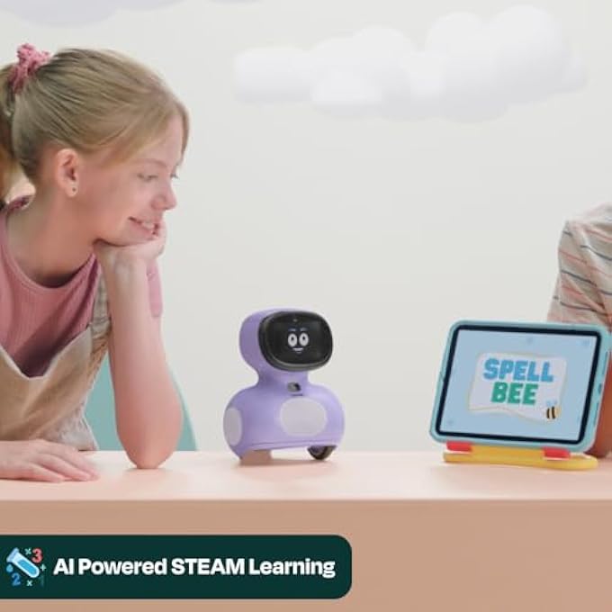 rayihni MINI WITH 30 DAYS FREE MAX: AI ROBOT FOR KIDS, FOSTERS STEAM LEARNING & EDUCATION, PACKED WITH GAMES, DANCE, SINGING, CHILD-SAFE CONVERSATIONAL LEARNING, IDEAL GIFT FOR BOYS & GIRLS 4-8 - Image 2